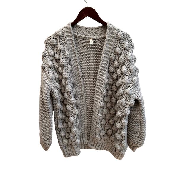 Wishlist 3D Knitted Long Cardigan Sweater Size Small/Medium - Picture 1 of 5